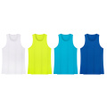 2021 Men Fitness sleeveless shirt Male mesh breathable